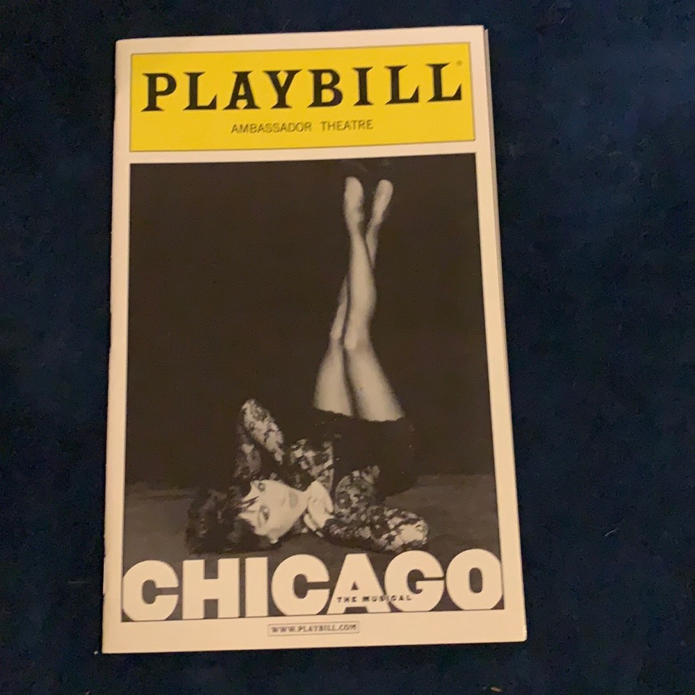 Chicago The Musical Playbill Broadway